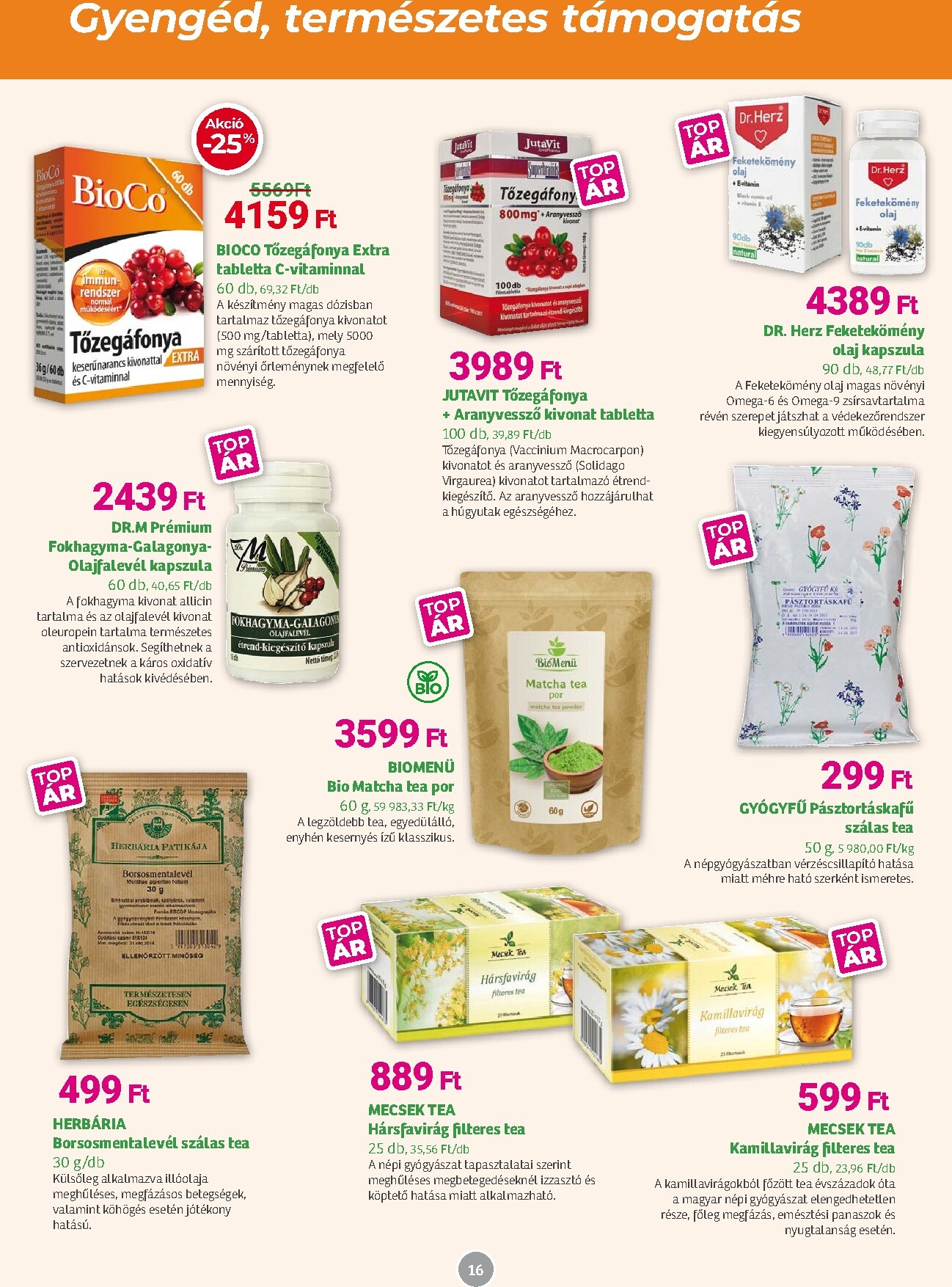 herbahaz - Herbaház akciós újság, érvényes 2026.03.04. - 2026.04.06. - page: 16