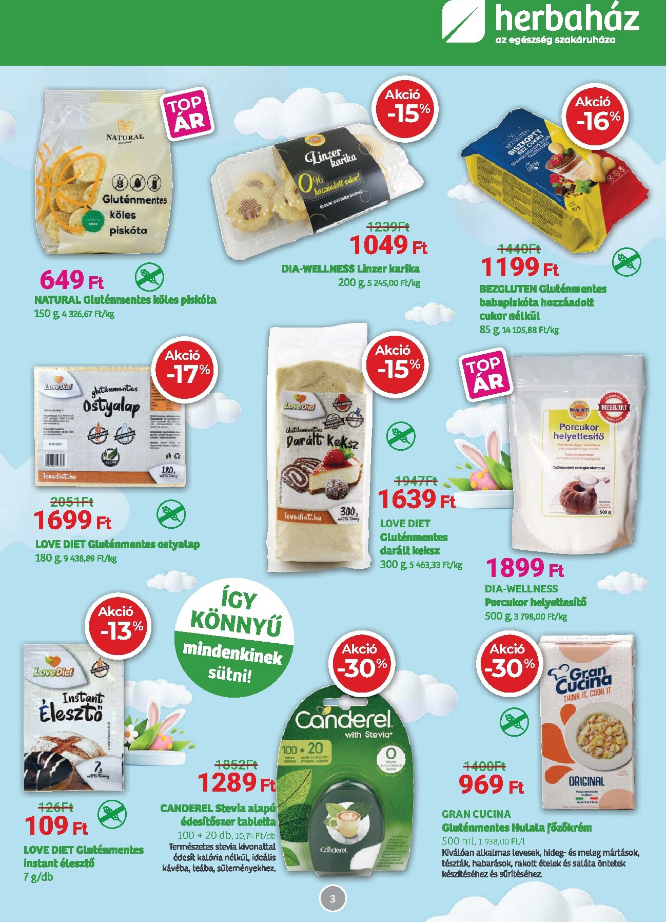 herbahaz - Herbaház akciós újság, érvényes 2026.03.04. - 2026.04.06. - page: 3