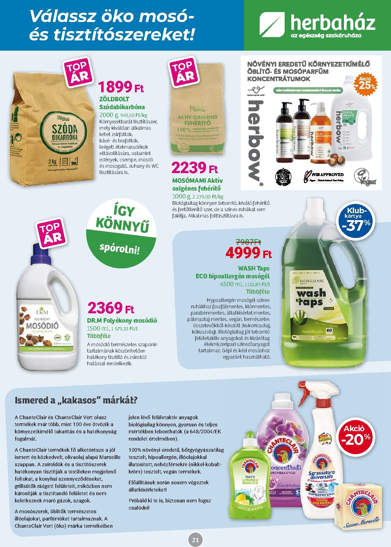 herbahaz - Herbaház akciós újság, érvényes 2026.03.04. - 2026.04.06. - page: 21
