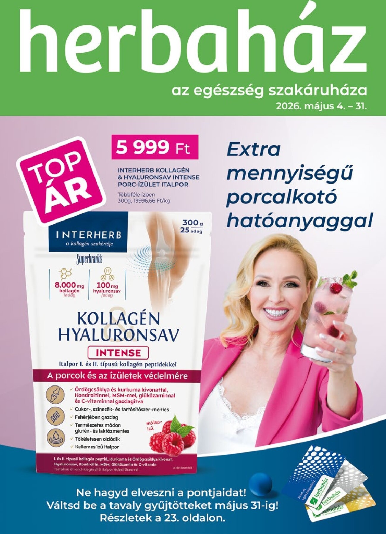 herbahaz - Aktuális Herbaház szórólap érvényes hétfőtől 2026.05.04.-től vasárnaptól 2026.05.31.-ig - page: 1