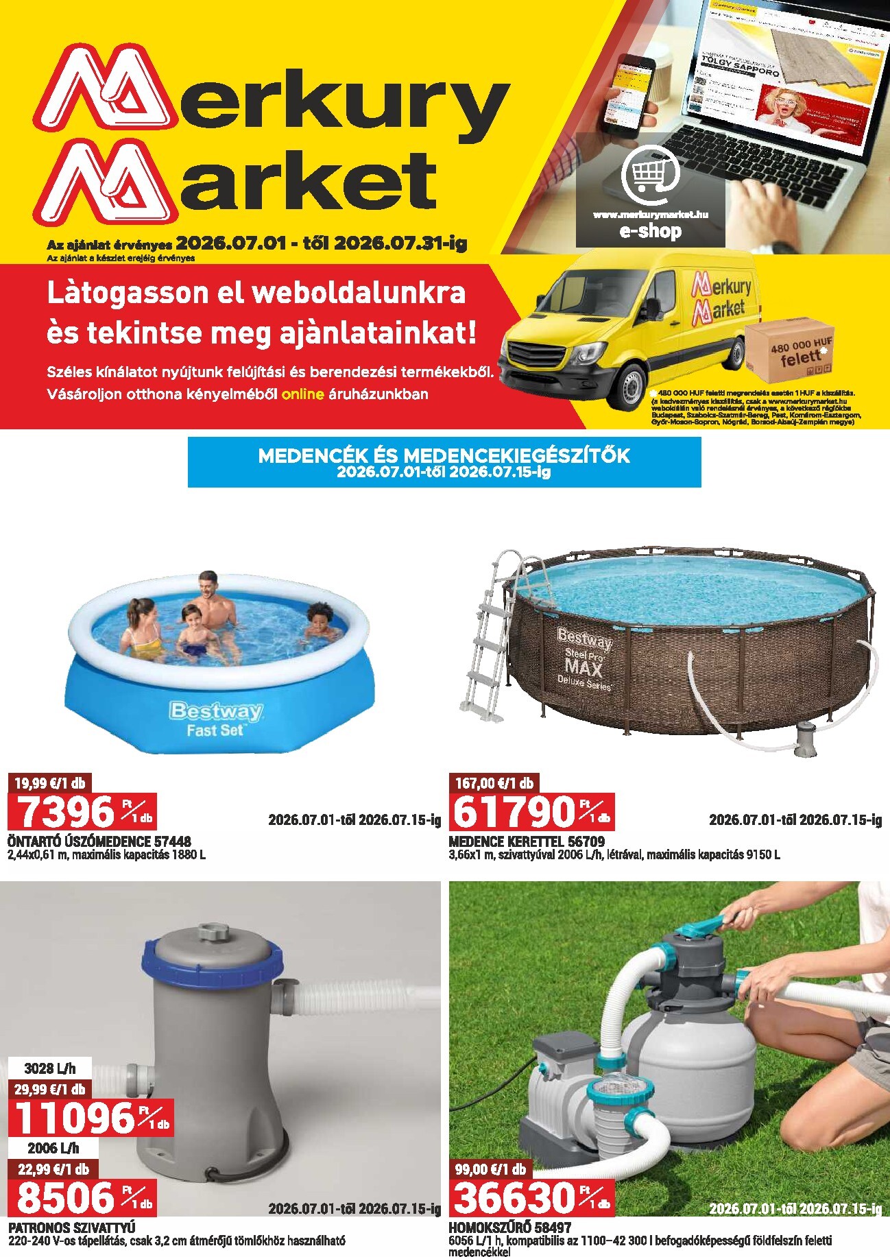 merkury-market - Aktuális MerkuryMarket szórólap érvényes szerdától 2026.07.01.-től péntektől 2026.07.31.-ig