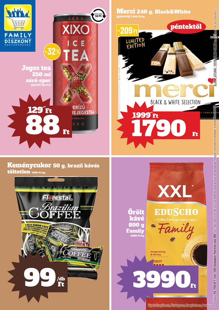 family-diszkont - Family Diszkont akciós újság, érvényes 2026.02.19. - 2026.02.25.