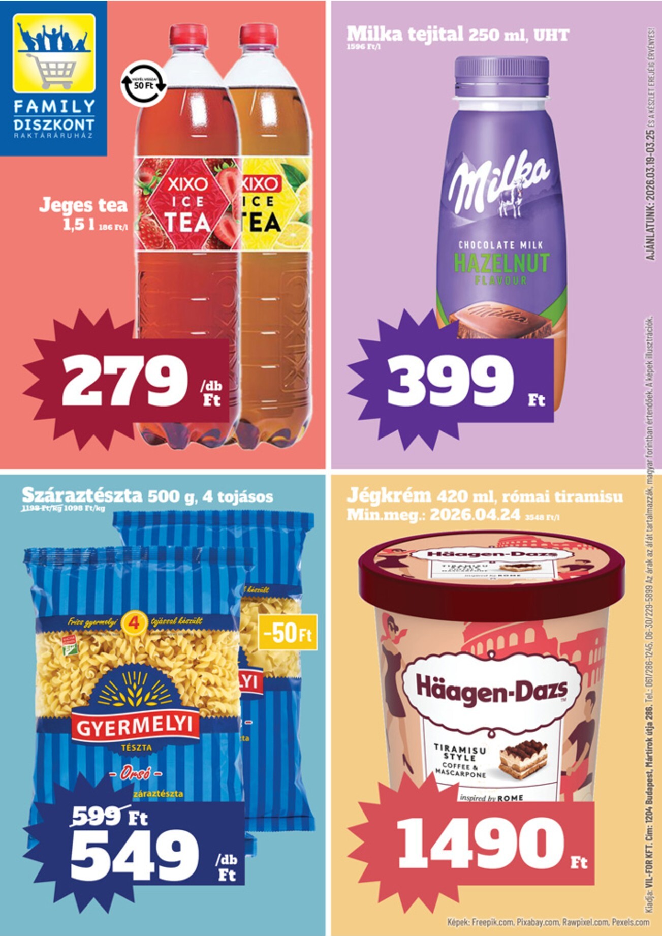 family-diszkont - Family Diszkont akciós újság, érvényes 2026.03.19. - 2026.03.25. - page: 1