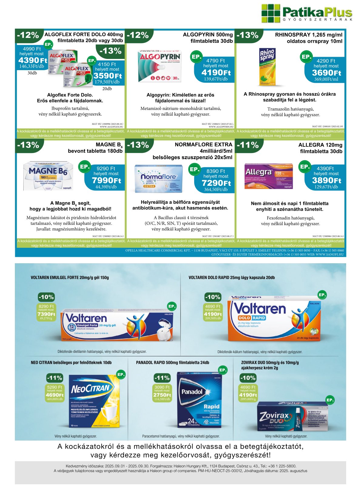 patikaplus - PatikaPlus akciós újság, érvényes 09.01. - 09.30. - page: 3