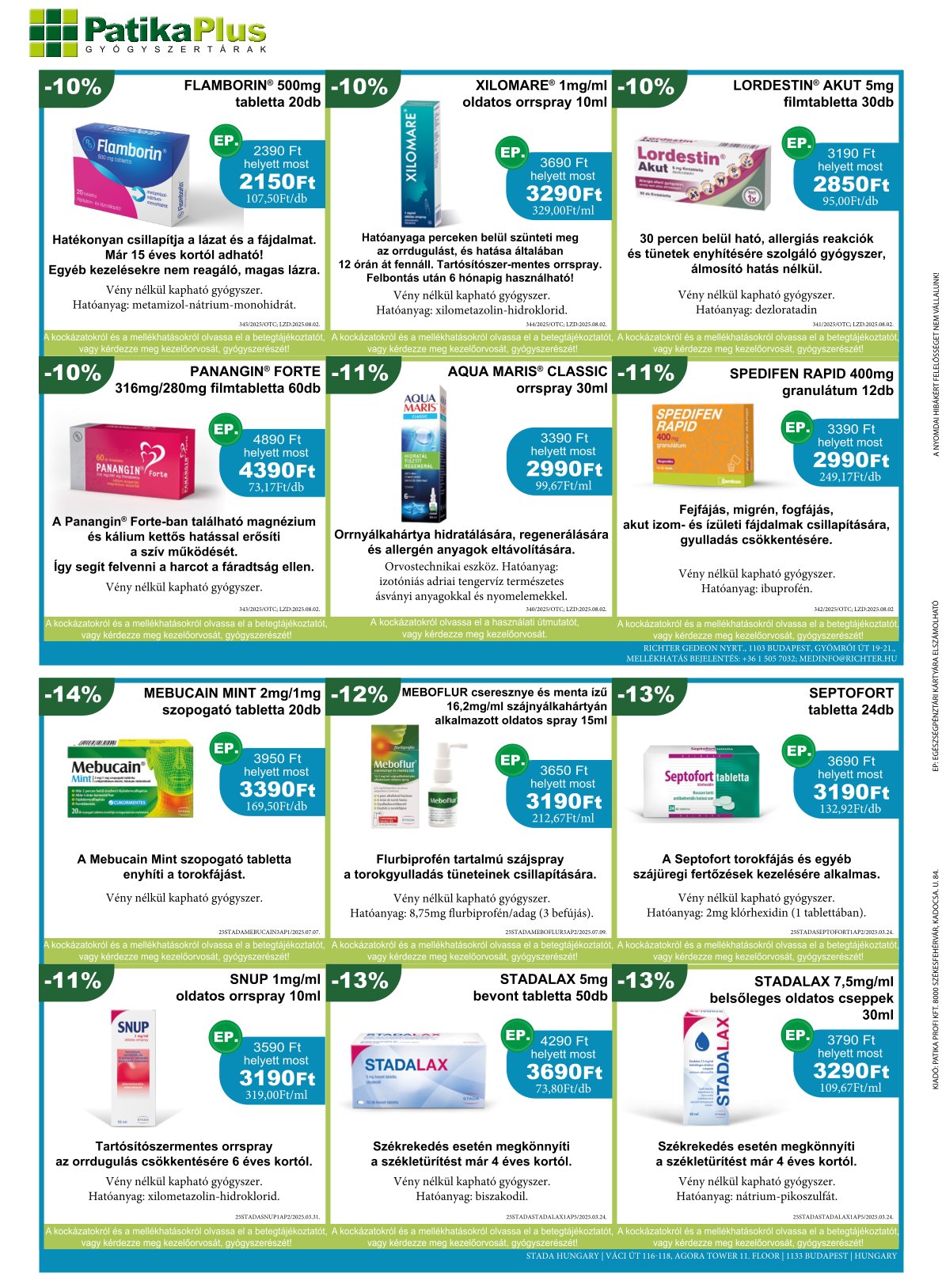 patikaplus - PatikaPlus akciós újság, érvényes 09.01. - 09.30. - page: 6