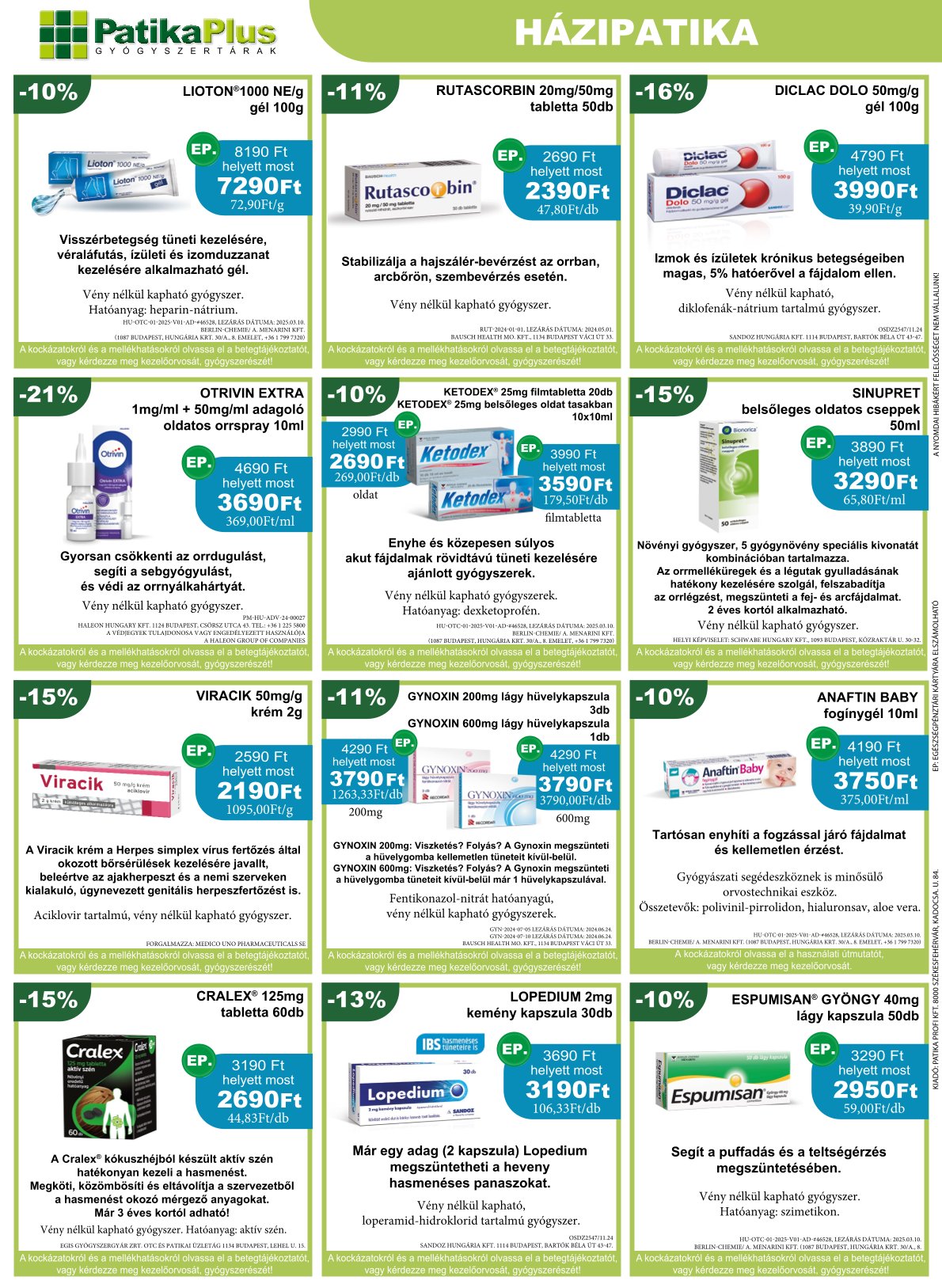 patikaplus - PatikaPlus akciós újság, érvényes 10.01. - 10.31. - page: 2