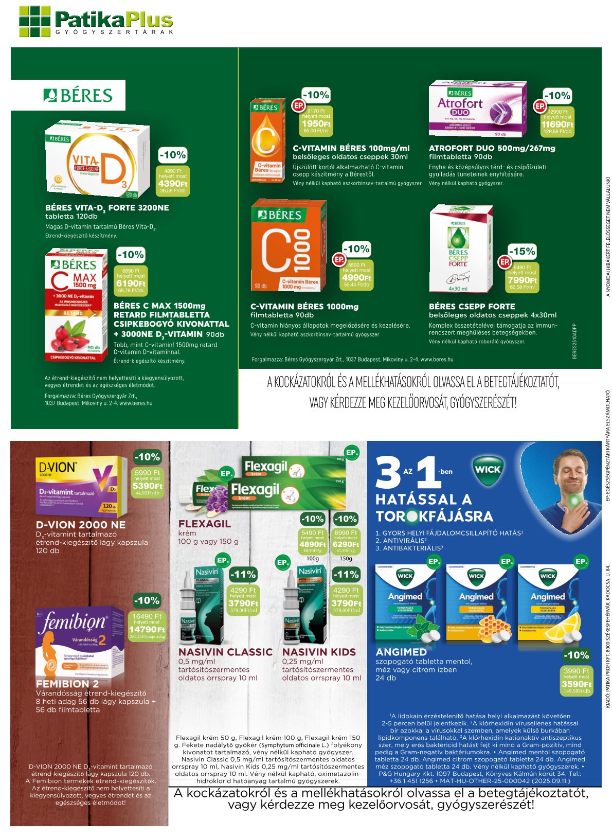 patikaplus - PatikaPlus akciós újság, érvényes 10.01. - 10.31. - page: 6
