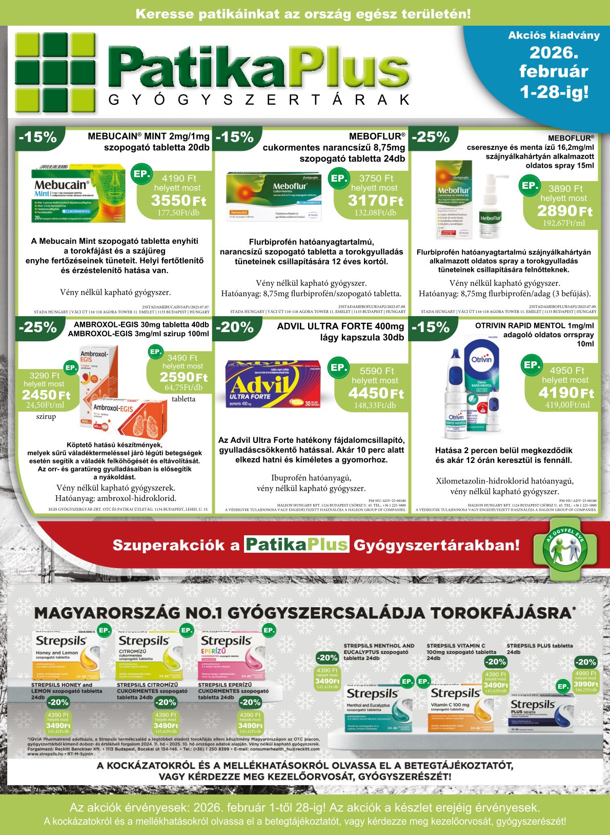 patikaplus - PatikaPlus akciós újság, érvényes 2026.02.01. - 2026.02.28. - page: 1