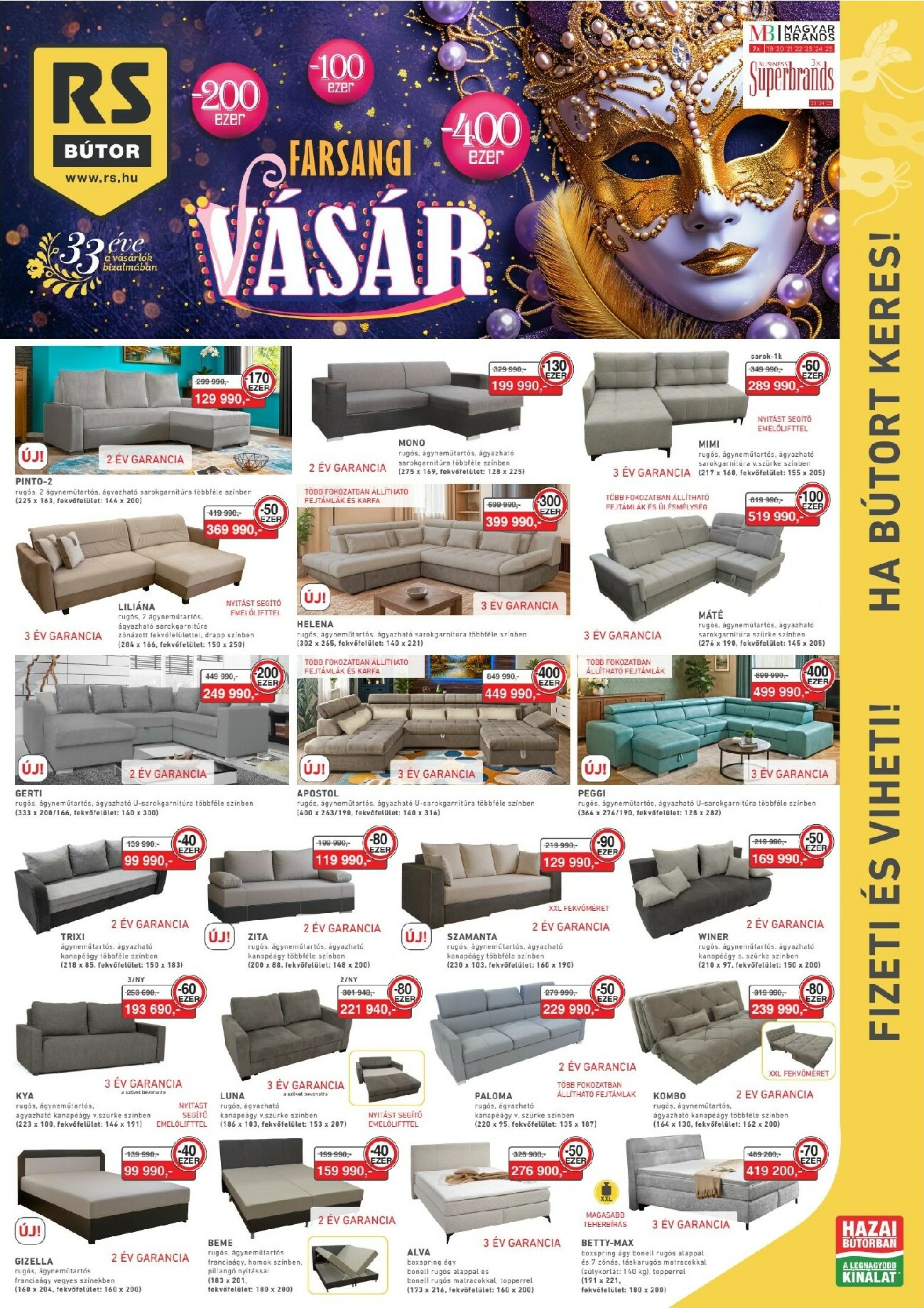 rs-butor - RS Bútor akciós újság, érvényes 2026.01.30. - 2026.02.26. - page: 1