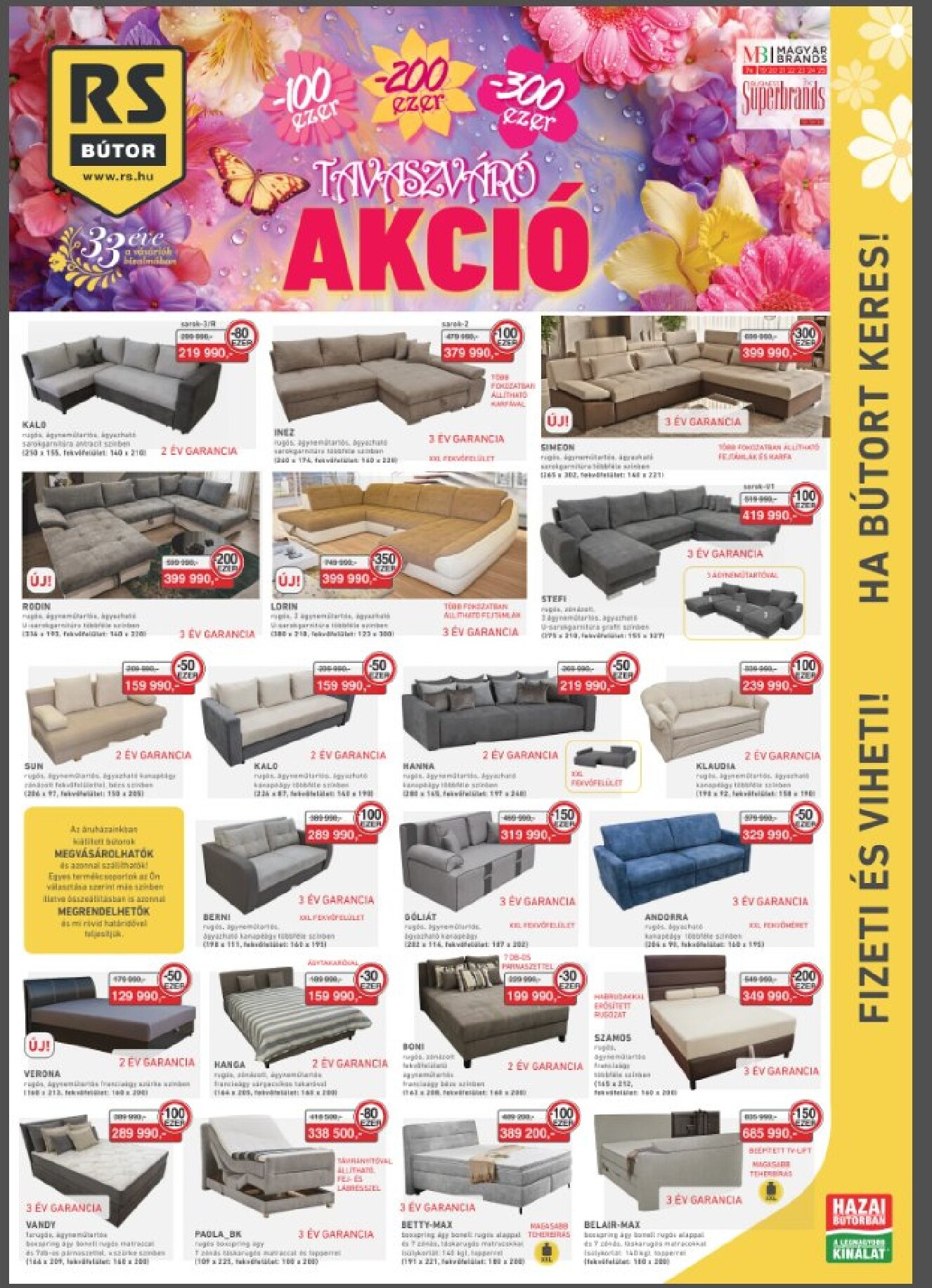 rs-butor - RS Bútor akciós újság, érvényes 2026.03.01. - 2026.03.31.