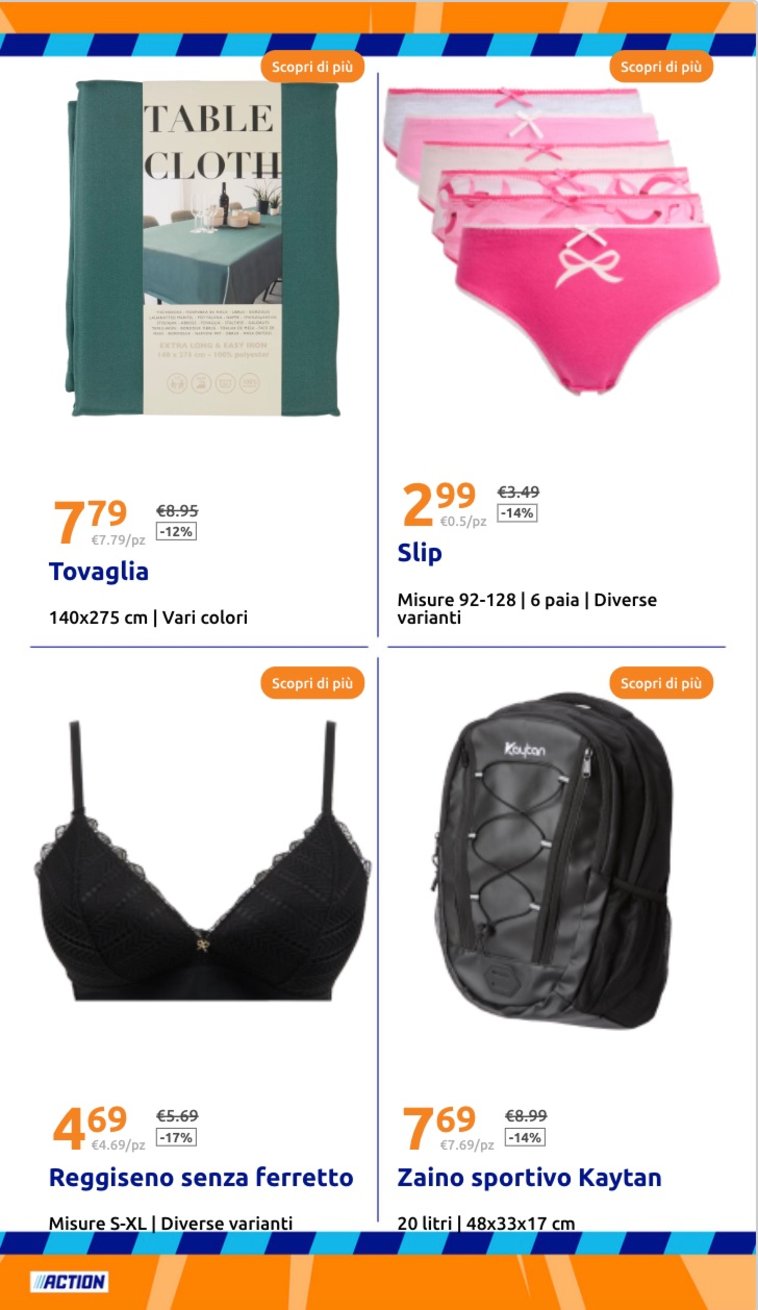 action - Volantino Action valido dal 03/09 al 09/09 - page: 24