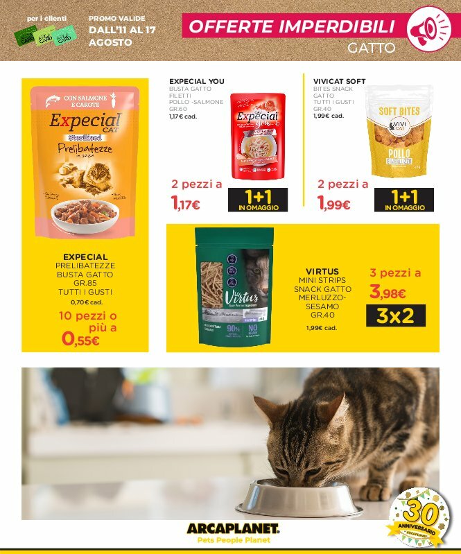 arcaplanet - Volantino Arcaplanet valido dal 11/08 al 17/08 - page: 7