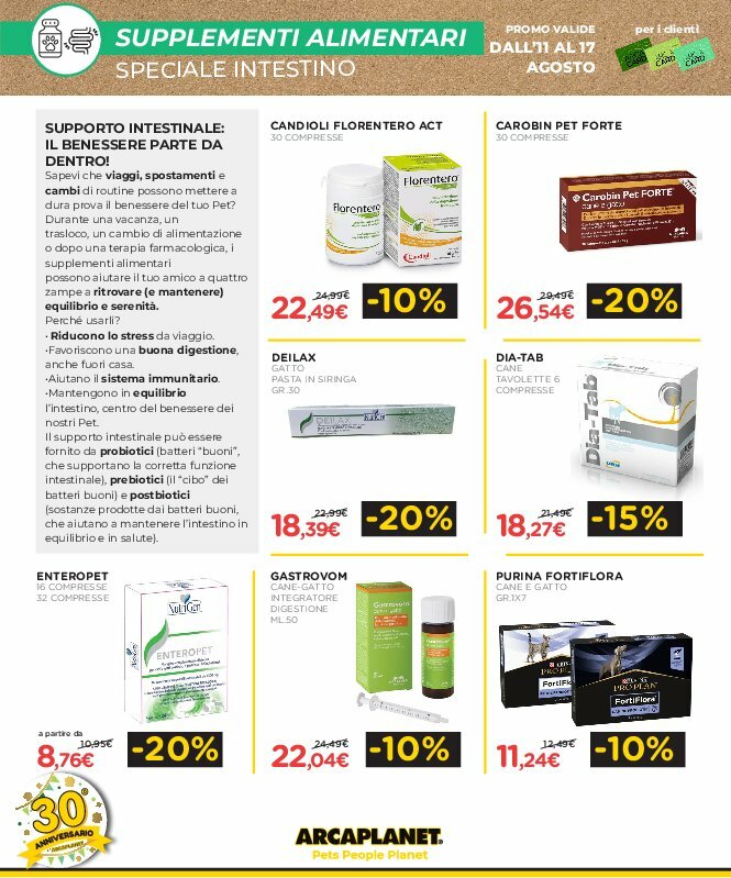 arcaplanet - Volantino Arcaplanet valido dal 11/08 al 17/08 - page: 10