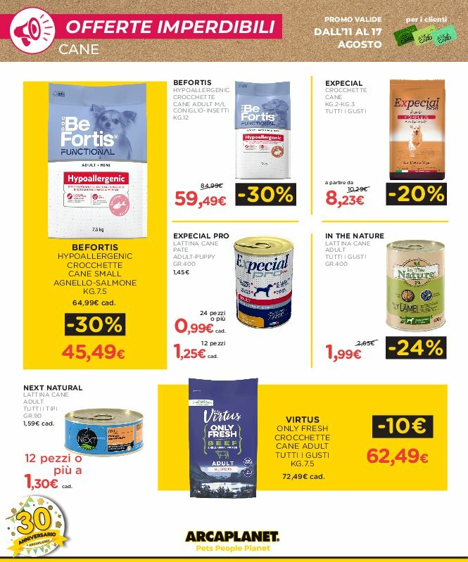arcaplanet - Volantino Arcaplanet valido dal 11/08 al 17/08 - page: 4