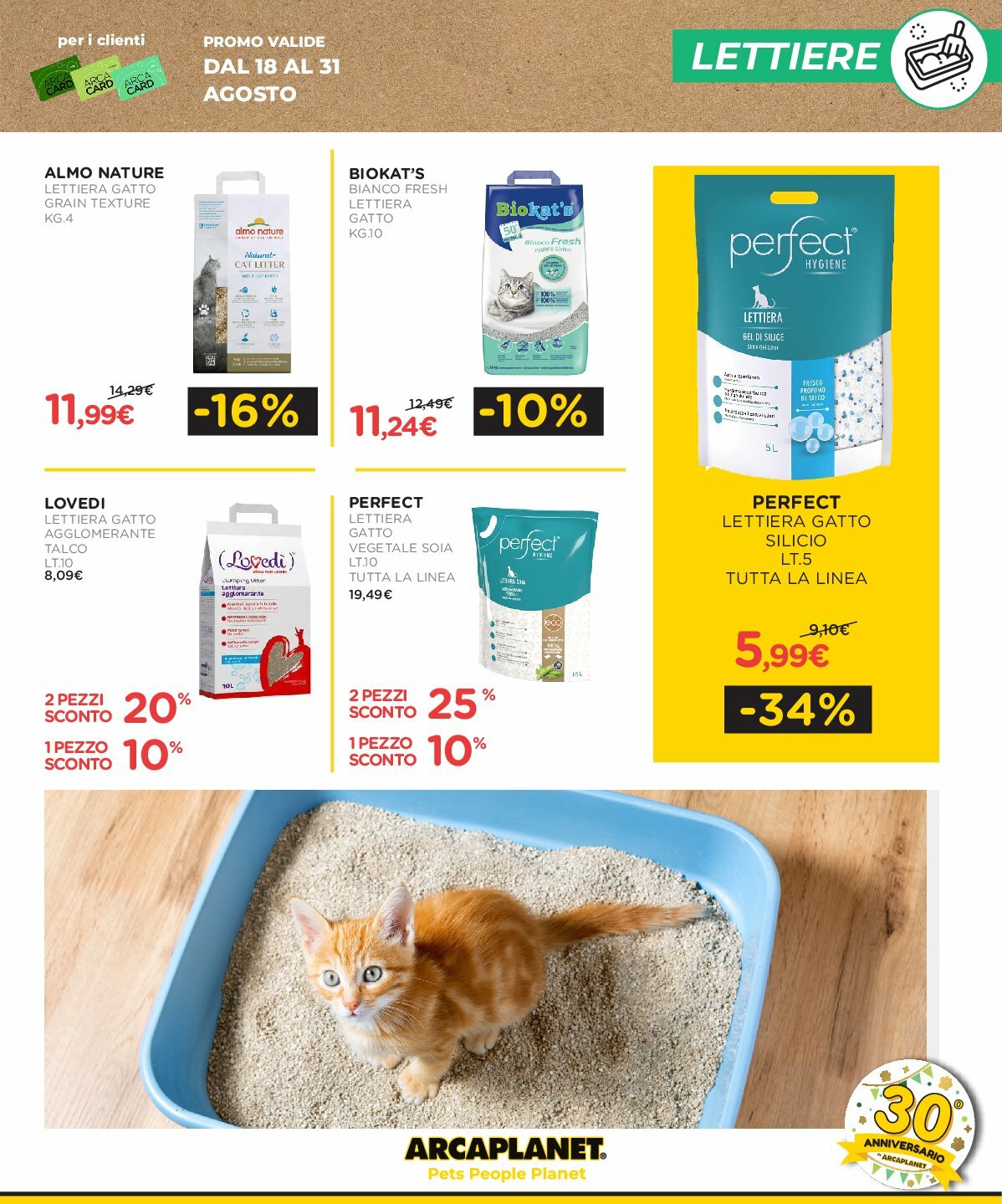arcaplanet - Volantino Arcaplanet valido dal 18/08 al 31/08 - page: 13