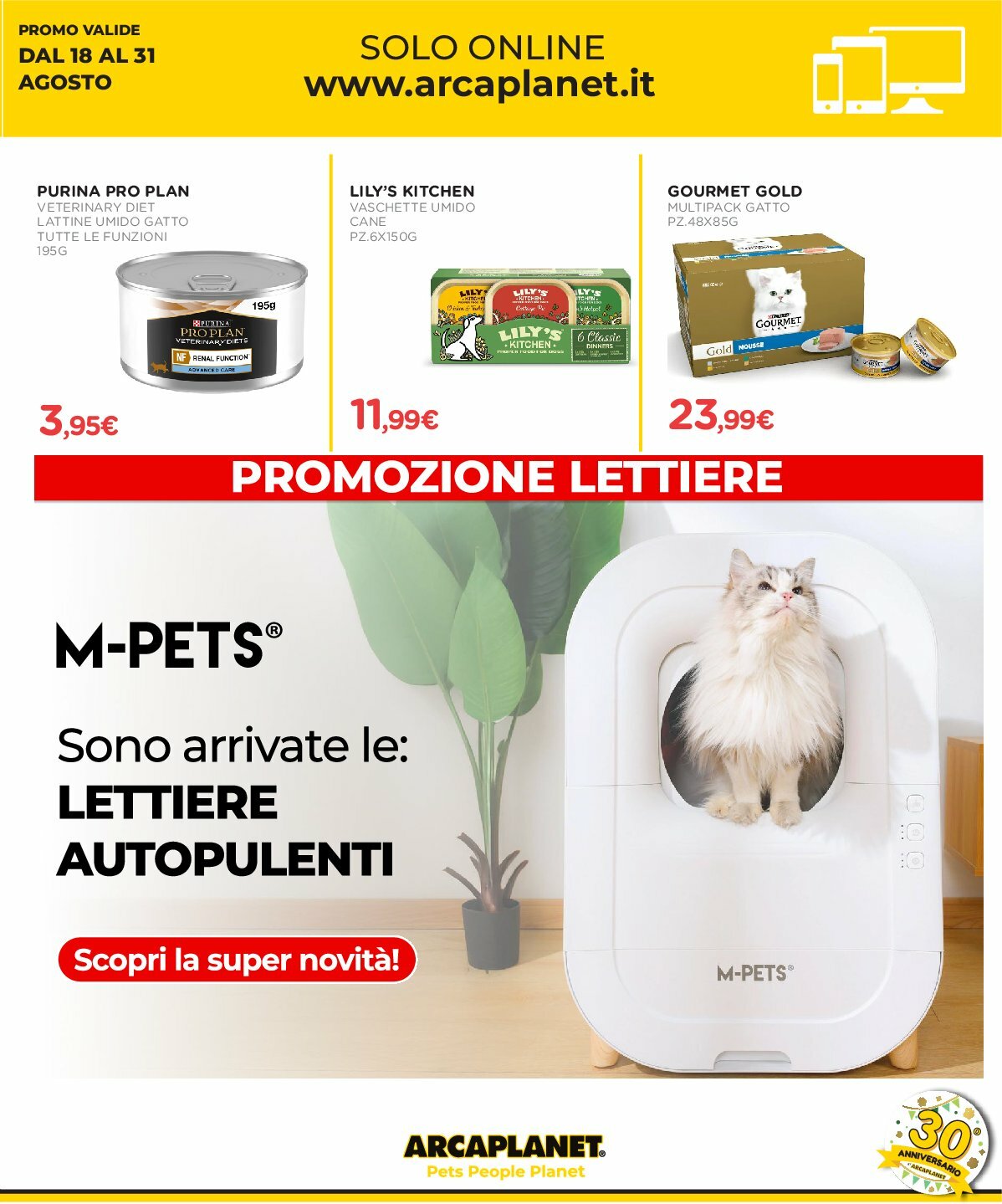 arcaplanet - Volantino Arcaplanet valido dal 18/08 al 31/08 - page: 29