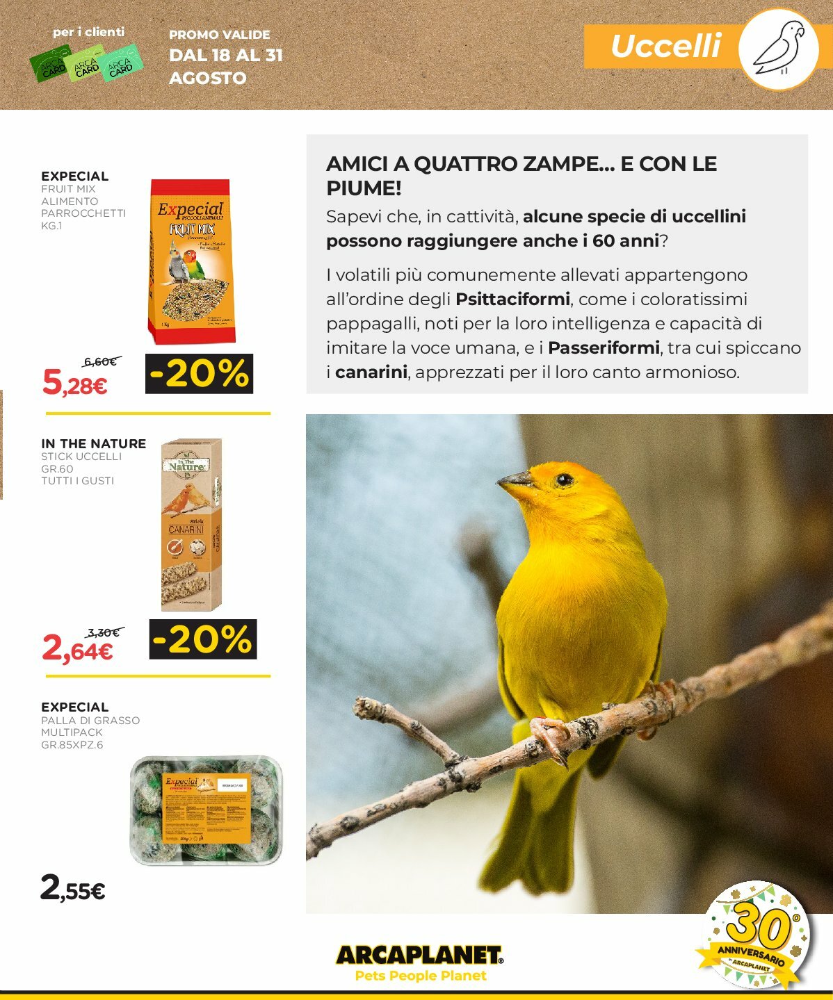 arcaplanet - Volantino Arcaplanet valido dal 18/08 al 31/08 - page: 27