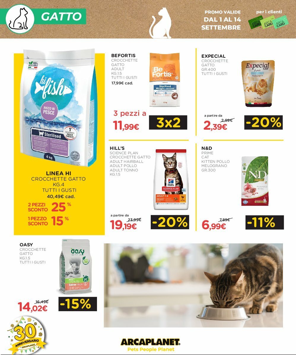 arcaplanet - Volantino Arcaplanet - Grande Concorso valido dal 01/09 al 14/09 - page: 14