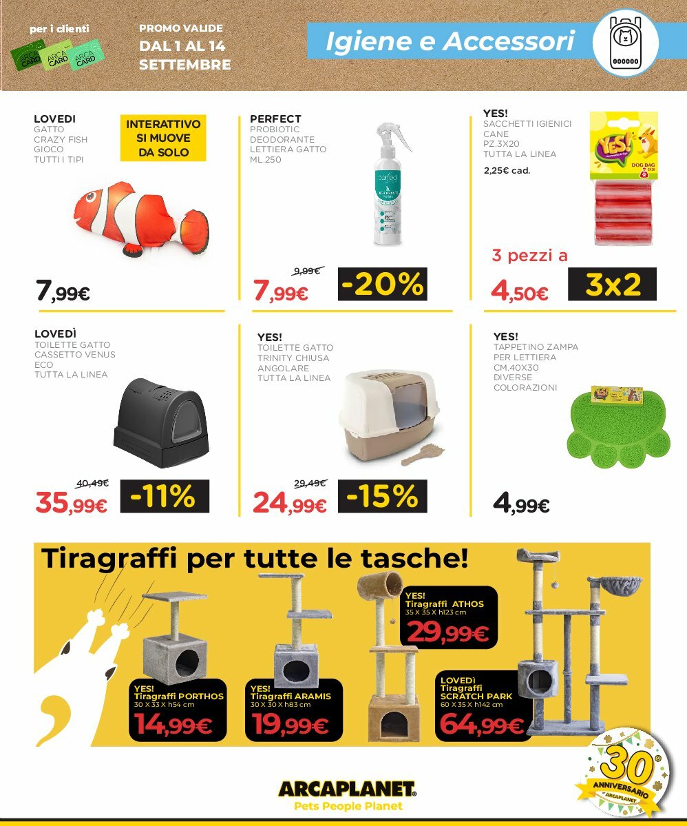 arcaplanet - Volantino Arcaplanet - Grande Concorso valido dal 01/09 al 14/09 - page: 35