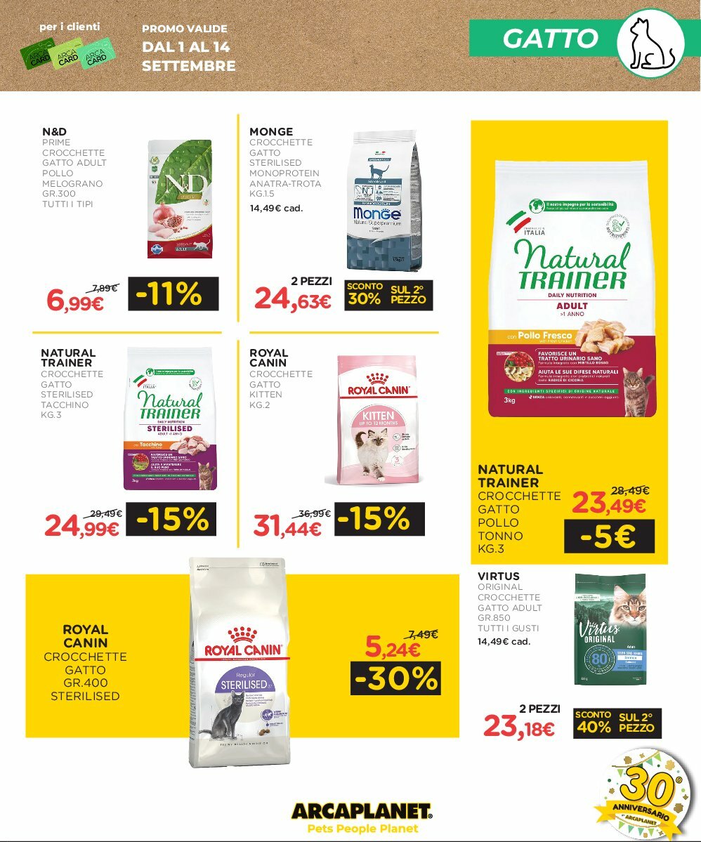 arcaplanet - Volantino Arcaplanet - Grande Concorso valido dal 01/09 al 14/09 - page: 15