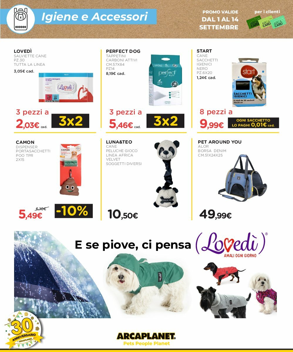 arcaplanet - Volantino Arcaplanet - Grande Concorso valido dal 01/09 al 14/09 - page: 34