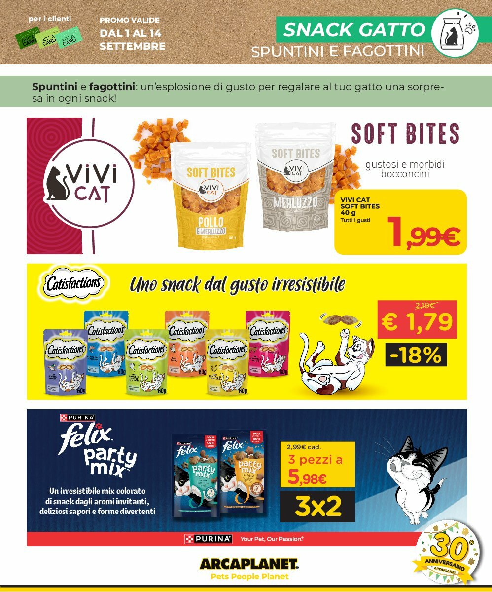 arcaplanet - Volantino Arcaplanet - Grande Concorso valido dal 01/09 al 14/09 - page: 21
