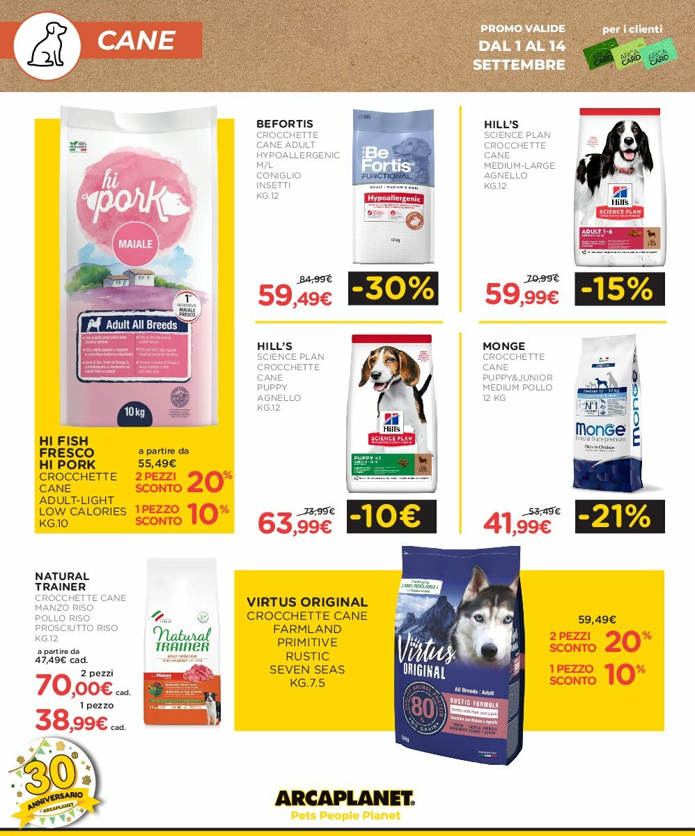 arcaplanet - Volantino Arcaplanet - Grande Concorso valido dal 01/09 al 14/09 - page: 6