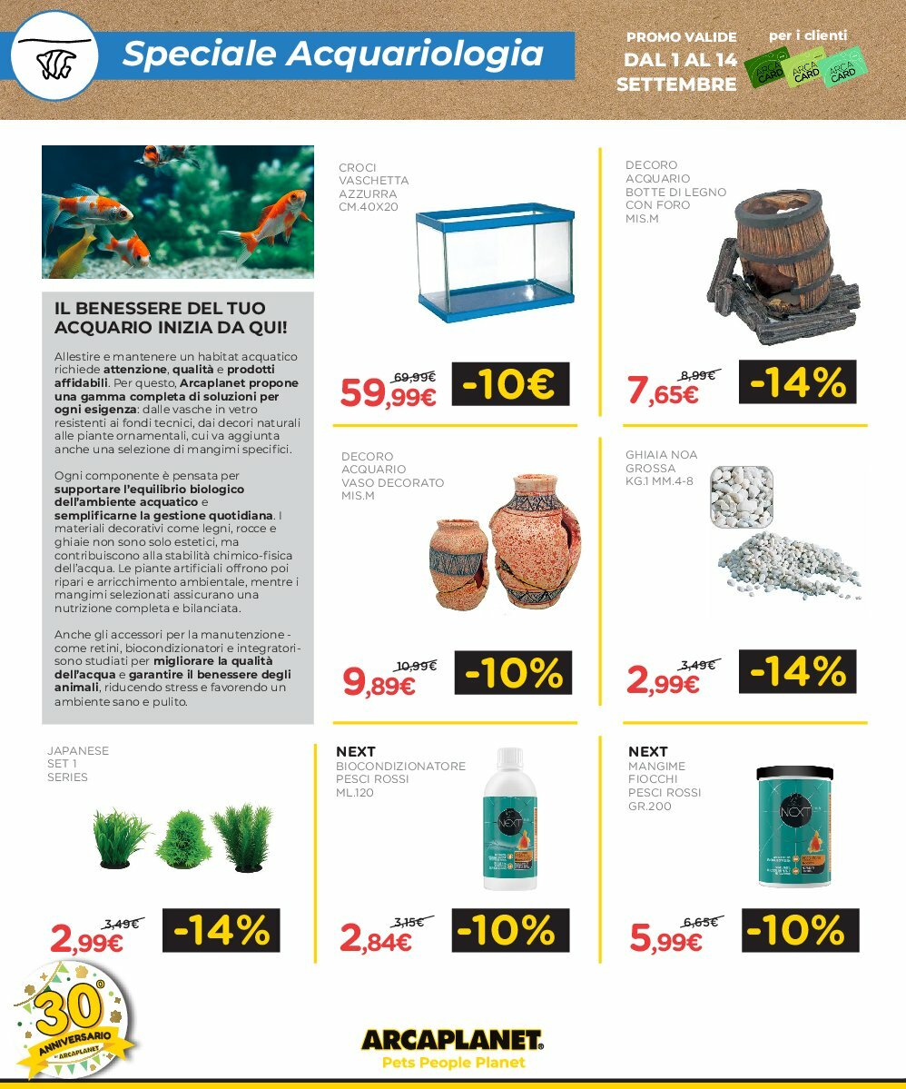 arcaplanet - Volantino Arcaplanet - Grande Concorso valido dal 01/09 al 14/09 - page: 36