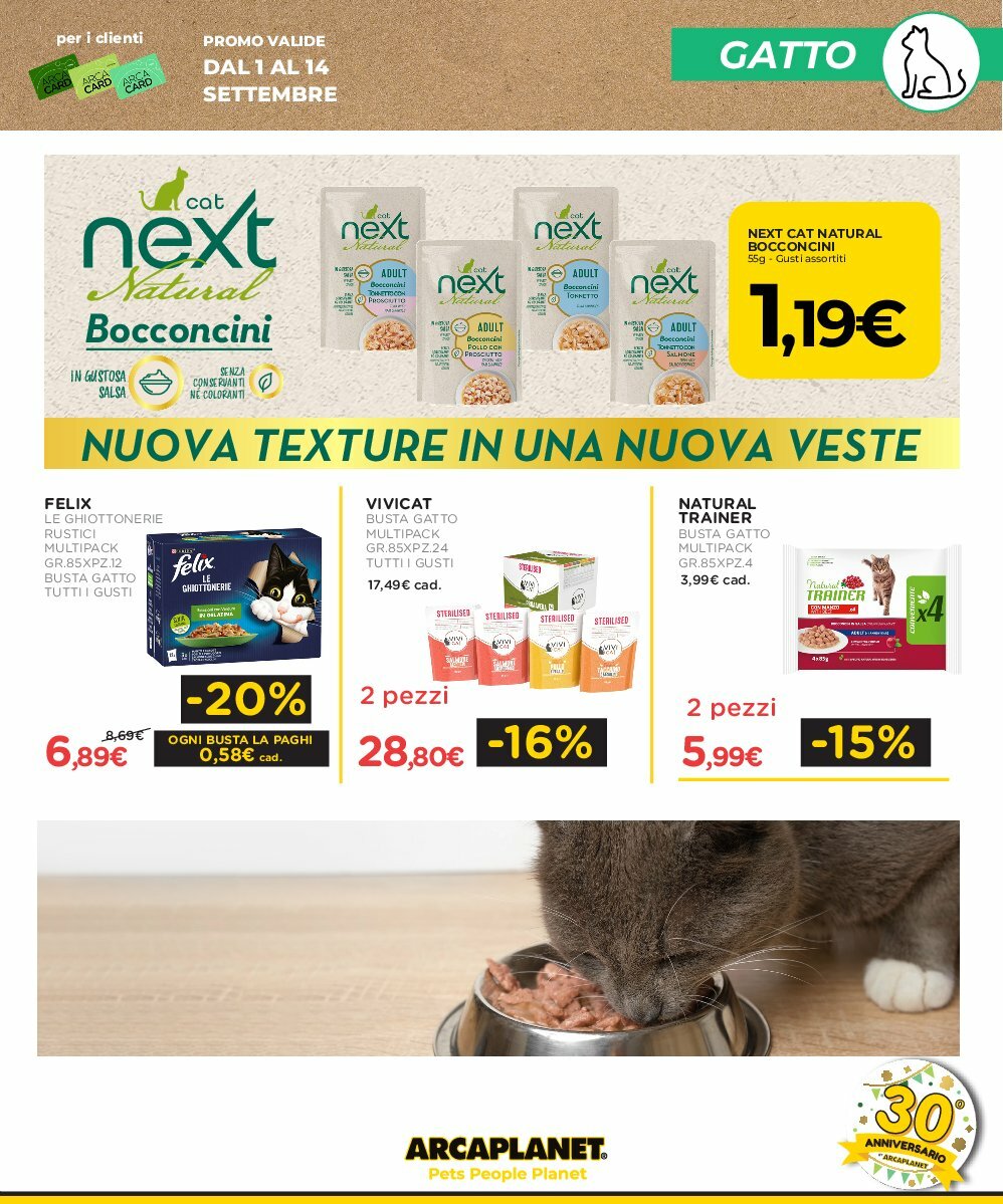 arcaplanet - Volantino Arcaplanet - Grande Concorso valido dal 01/09 al 14/09 - page: 17