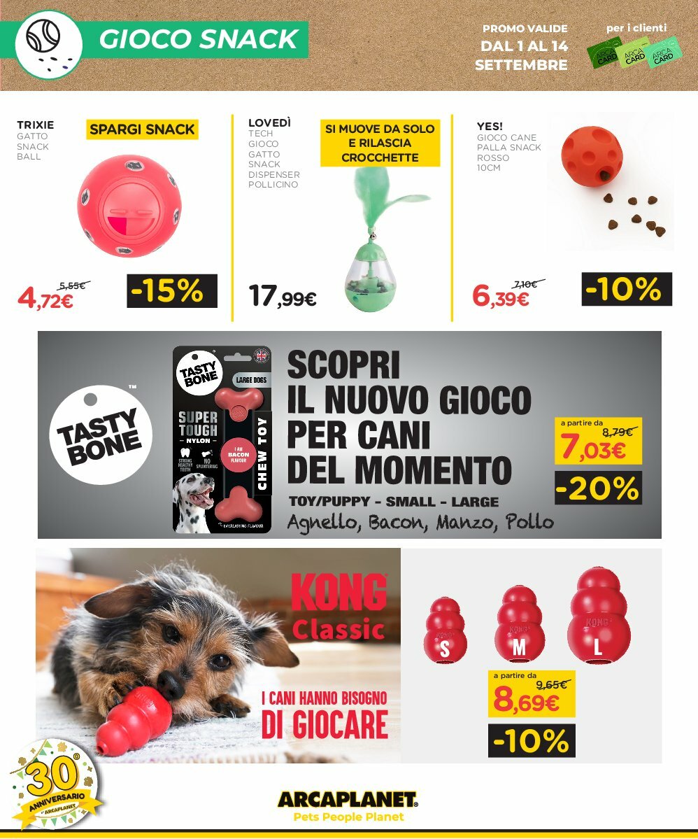 arcaplanet - Volantino Arcaplanet - Grande Concorso valido dal 01/09 al 14/09 - page: 22
