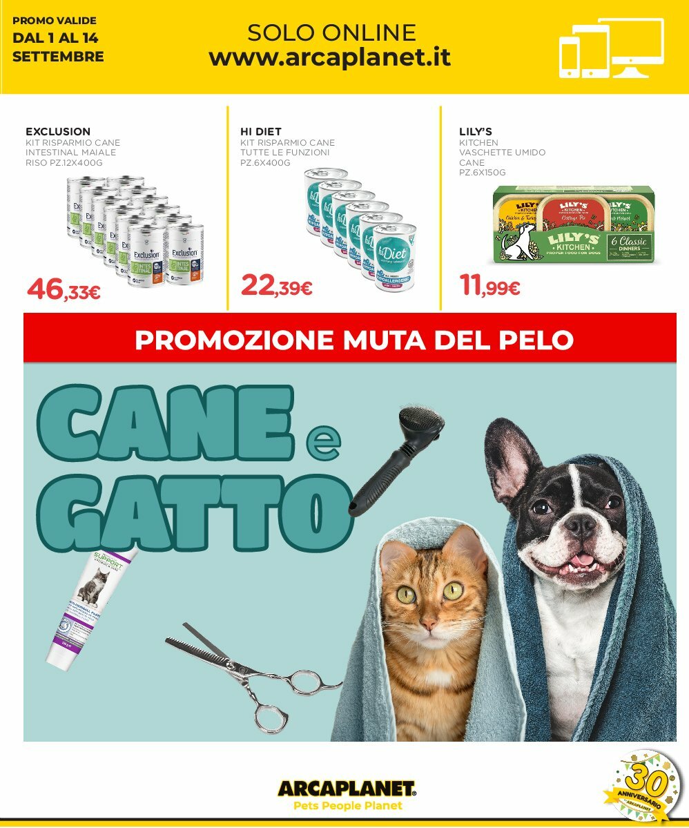 arcaplanet - Volantino Arcaplanet - Grande Concorso valido dal 01/09 al 14/09 - page: 41