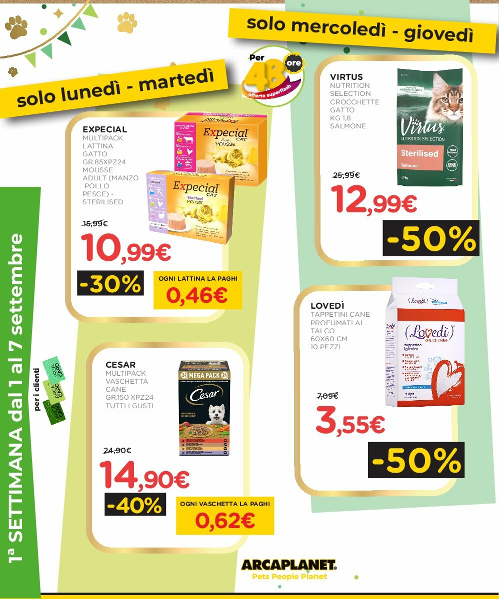 arcaplanet - Volantino Arcaplanet - Grande Concorso valido dal 01/09 al 14/09 - page: 2