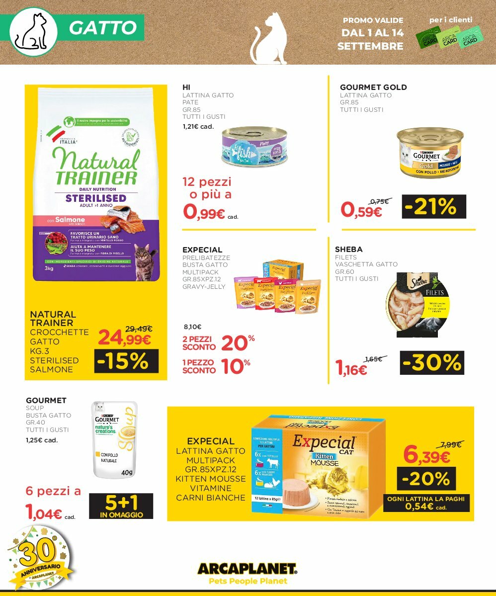 arcaplanet - Volantino Arcaplanet - Grande Concorso valido dal 01/09 al 14/09 - page: 16