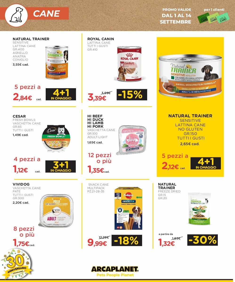 arcaplanet - Volantino Arcaplanet - Grande Concorso valido dal 01/09 al 14/09 - page: 8