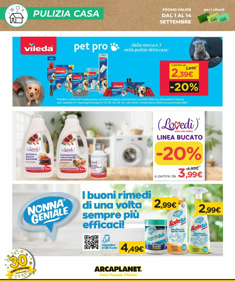 arcaplanet - Volantino Arcaplanet - Grande Concorso valido dal 01/09 al 14/09 - page: 28