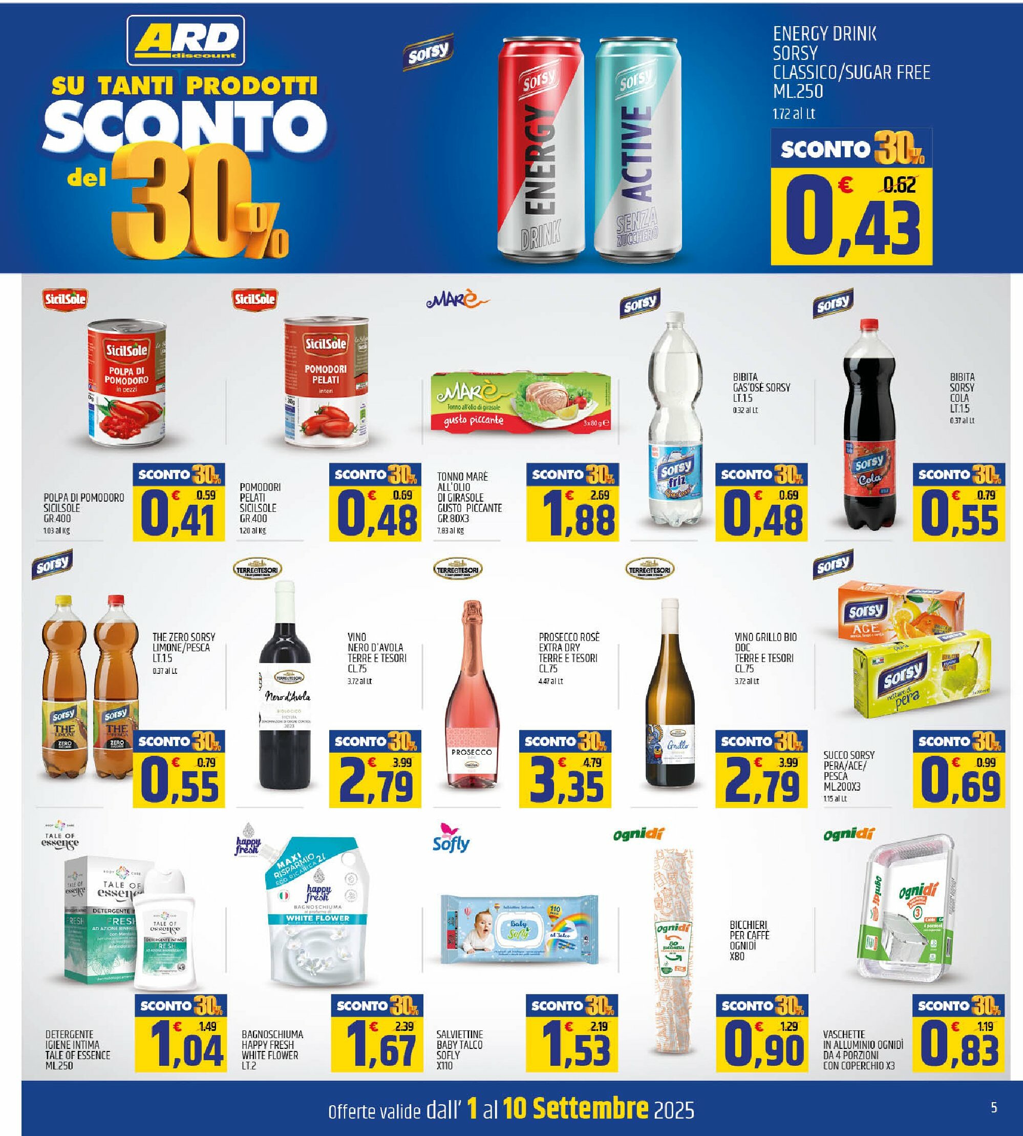 ard-discount - Volantino Ard Discount valido dal 01/09 al 10/09 - page: 5