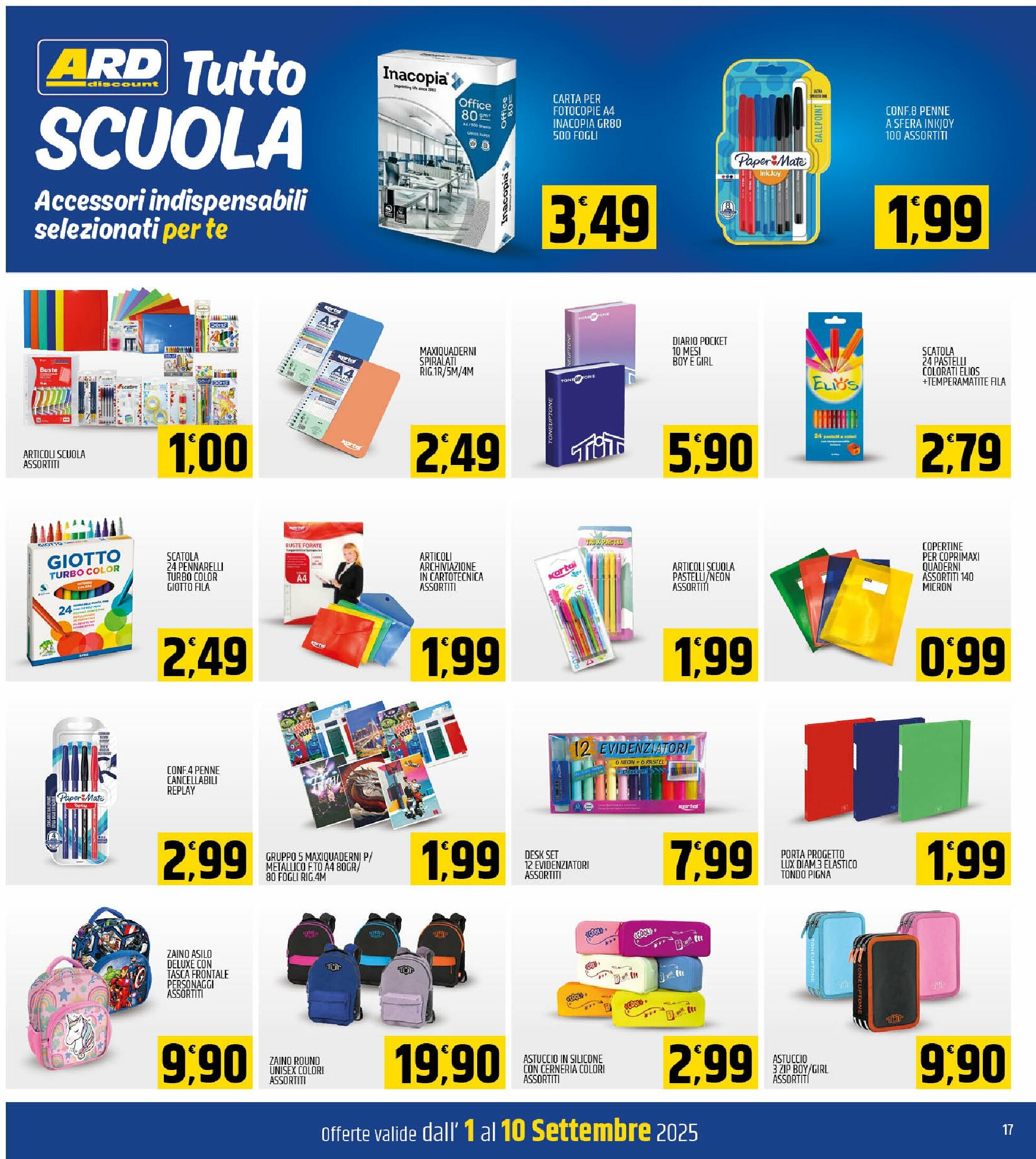 ard-discount - Volantino Ard Discount valido dal 01/09 al 10/09 - page: 17