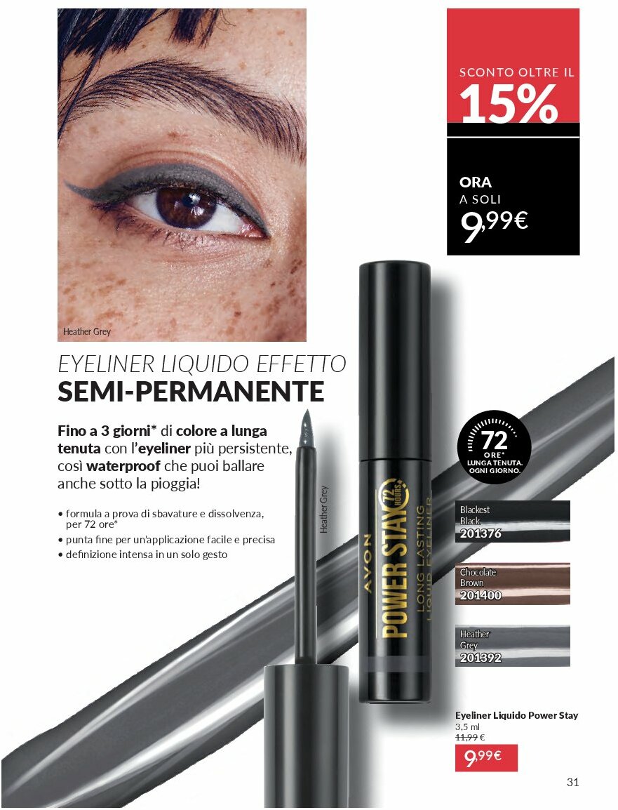 avon - Volantino Avon valido dal 01/09 al 30/09 - page: 31