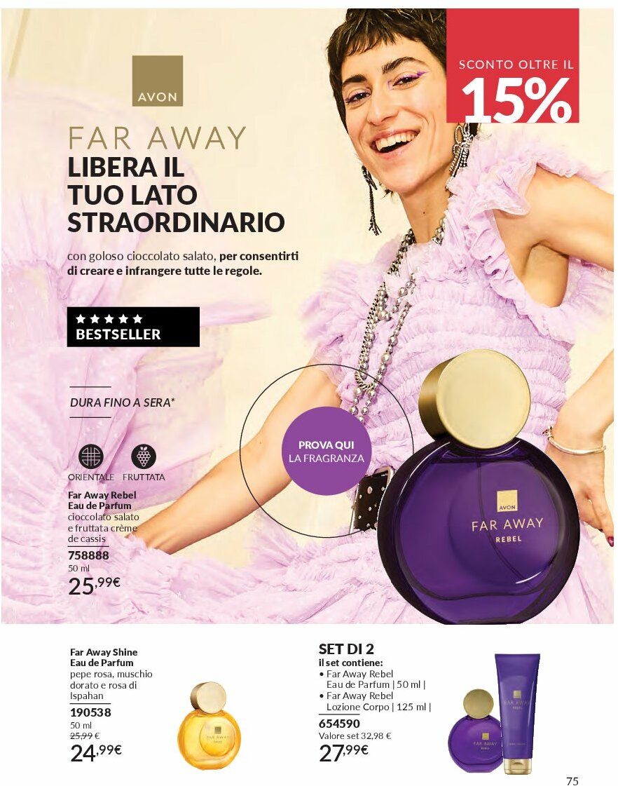 avon - Volantino Avon valido dal 01/09 al 30/09 - page: 75