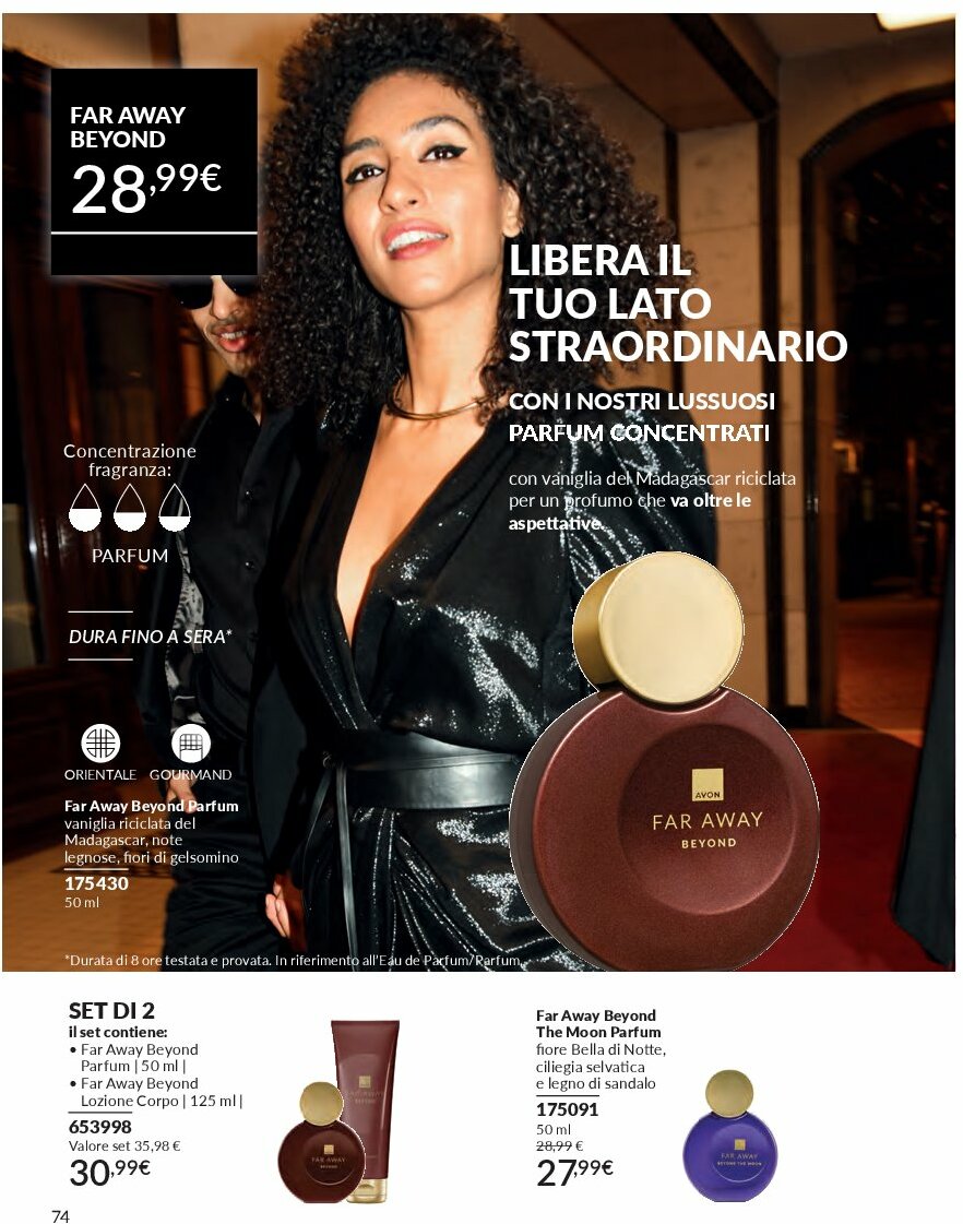 avon - Volantino Avon valido dal 01/09 al 30/09 - page: 74