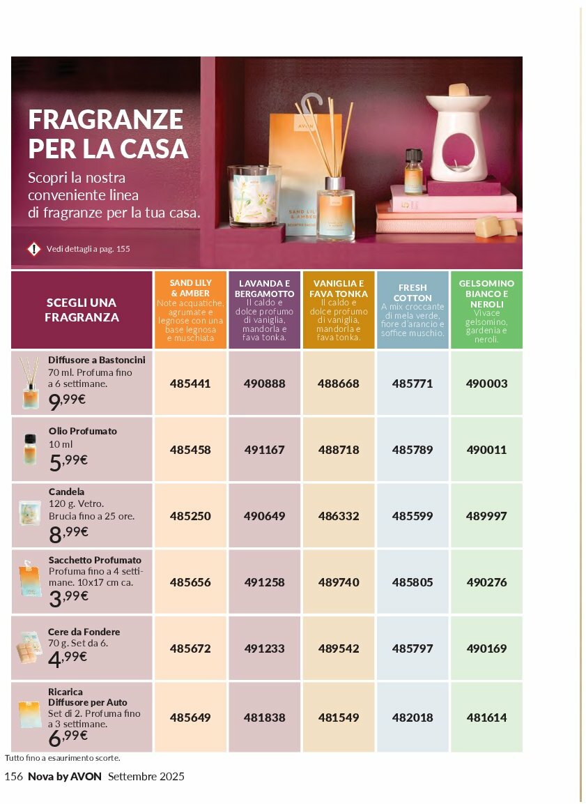 avon - Volantino Avon valido dal 01/09 al 30/09 - page: 156