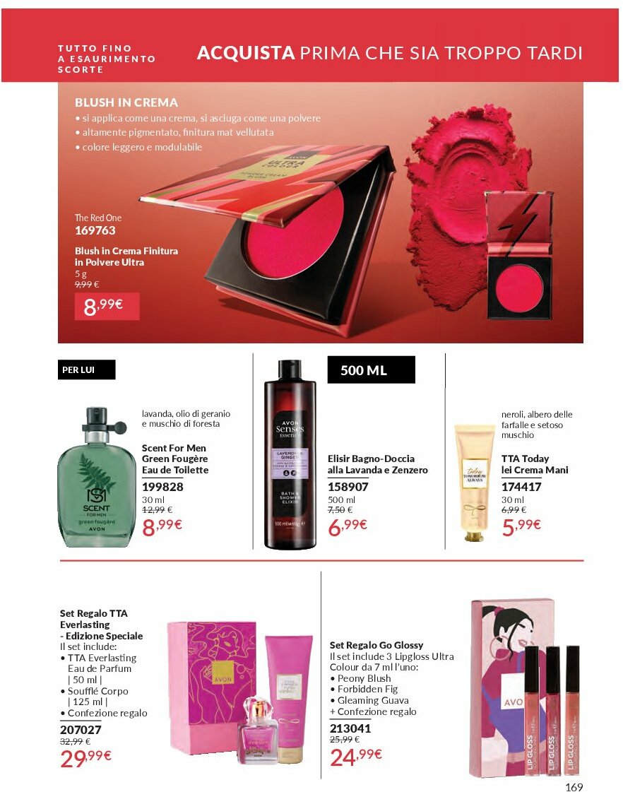 avon - Volantino Avon valido dal 01/09 al 30/09 - page: 169