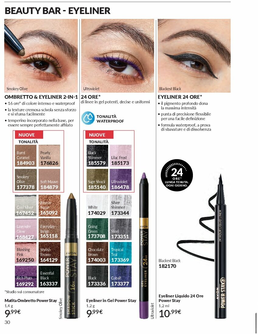 avon - Volantino Avon valido dal 01/09 al 30/09 - page: 30