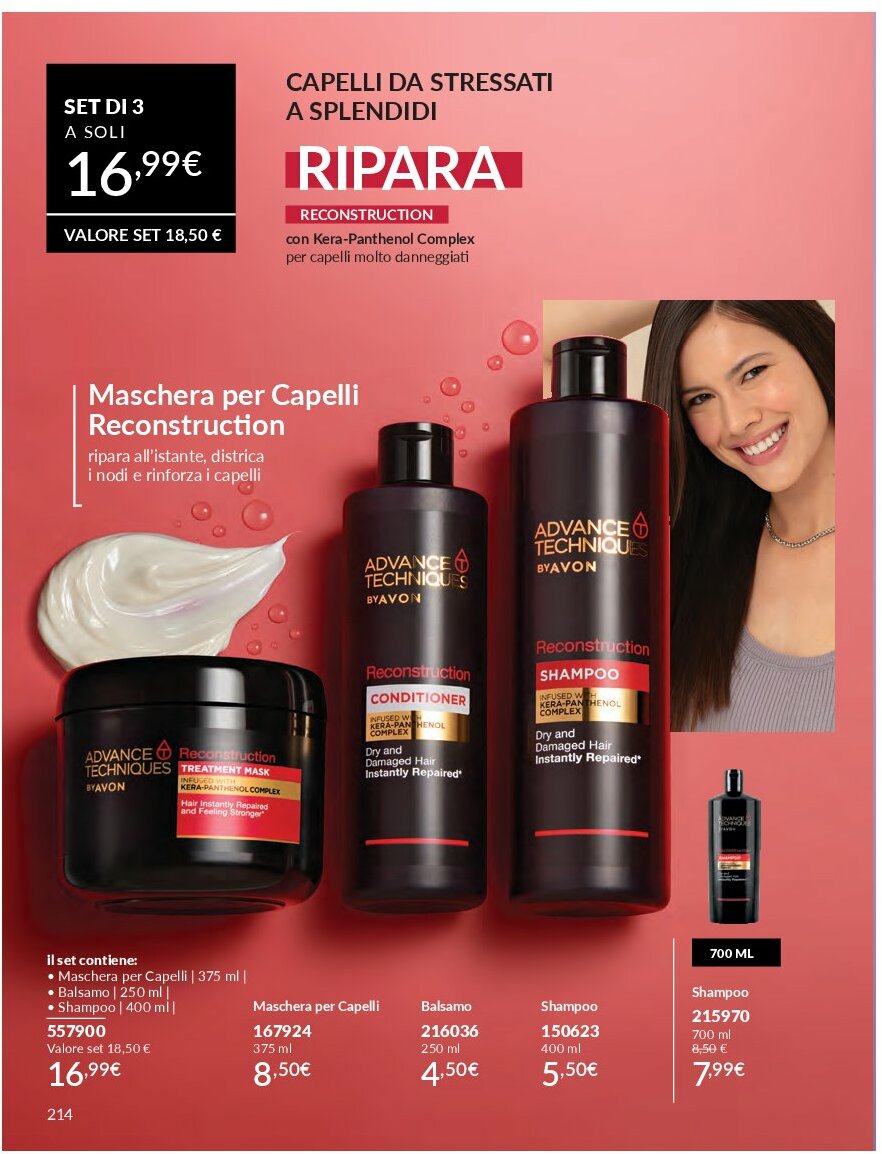 avon - Volantino Avon valido dal 01/09 al 30/09 - page: 214