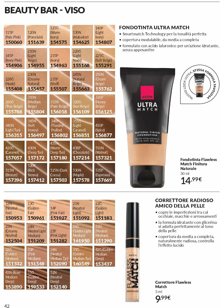 avon - Volantino Avon valido dal 01/09 al 30/09 - page: 42