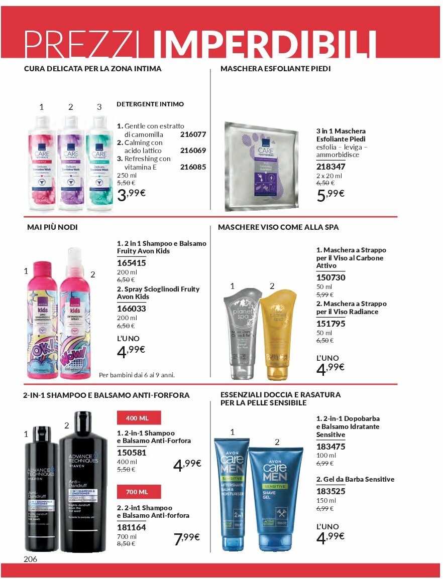 avon - Volantino Avon valido dal 01/09 al 30/09 - page: 206