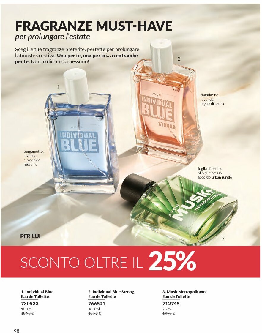 avon - Volantino Avon valido dal 01/09 al 30/09 - page: 98