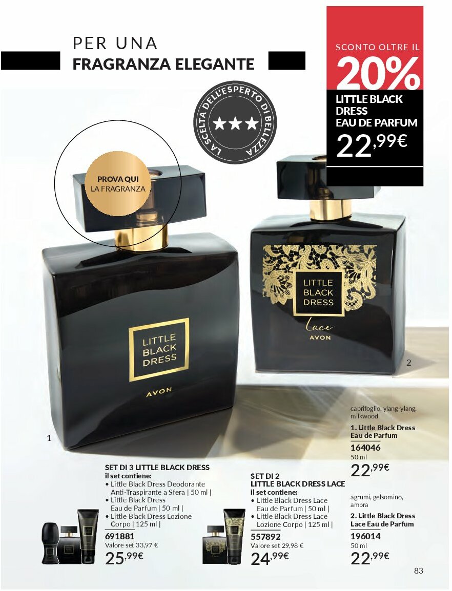 avon - Volantino Avon valido dal 01/09 al 30/09 - page: 83