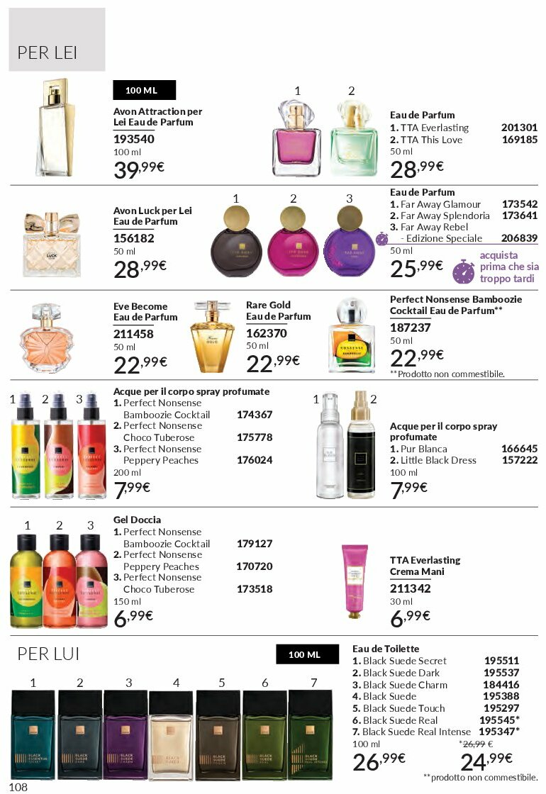 avon - Volantino Avon valido dal 01/09 al 30/09 - page: 108