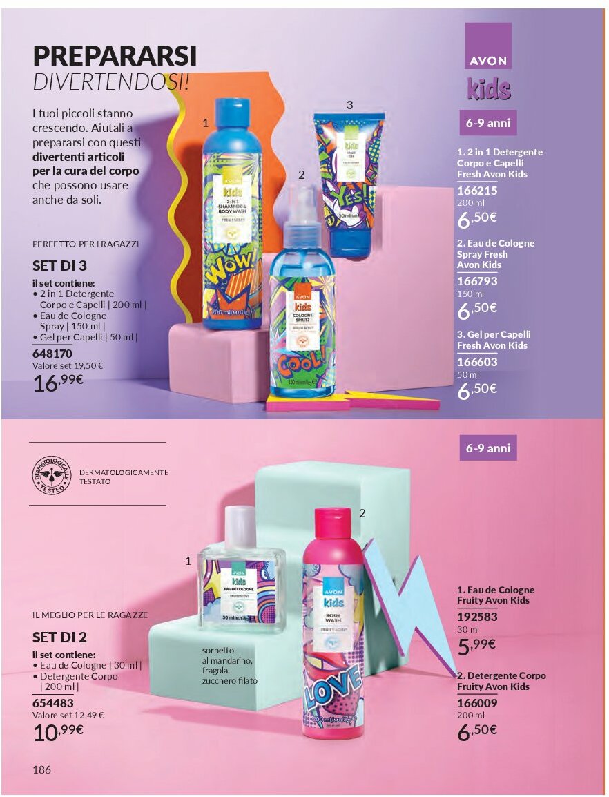 avon - Volantino Avon valido dal 01/09 al 30/09 - page: 186